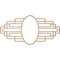 Ekena Millwork Elizabeth Wood Fretwork Pierced Ceiling Medallion, Alder, 16"W x 8"H x 4 3/8"IW x 7 5/8"IH x 1/4"T CMWP16X08X0250EBAL - alternate 5
